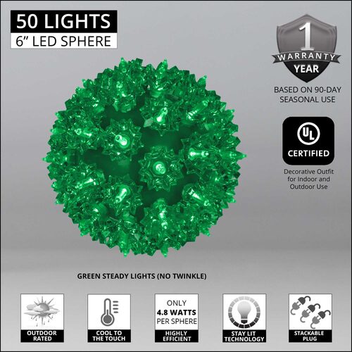 Green T5 LED Starlight Sphere, Lights