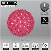 Pink T5 LED Starlight Sphere, Lights