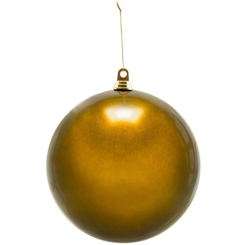 Shatterproof Gold Commercial Ornament, Candy Finish