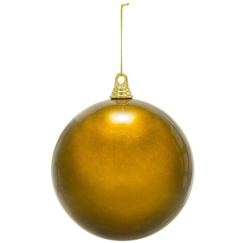 Shatterproof Gold Commercial Ornament, Candy Finish