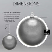 Shatterproof Gold Commercial Ornament, Candy Finish