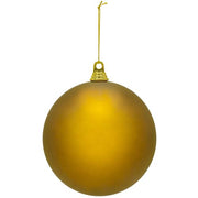 Shatterproof Gold Commercial Ornament, Matte Finish