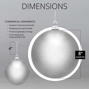 Shatterproof Gold Commercial Ornament, Matte Finish