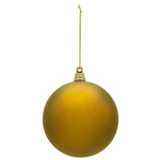 Shatterproof Gold Commercial Ornament, Matte Finish