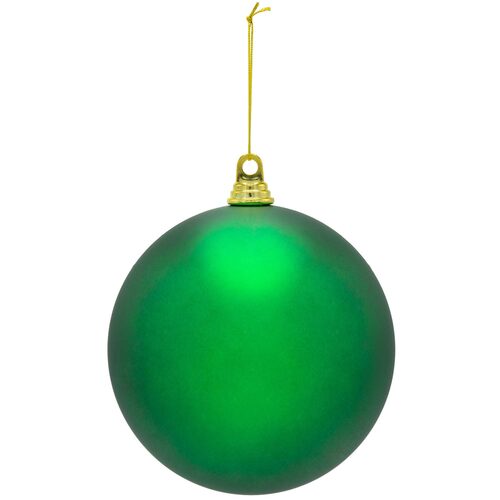 Shatterproof Green Commercial Ornament, Matte Finish