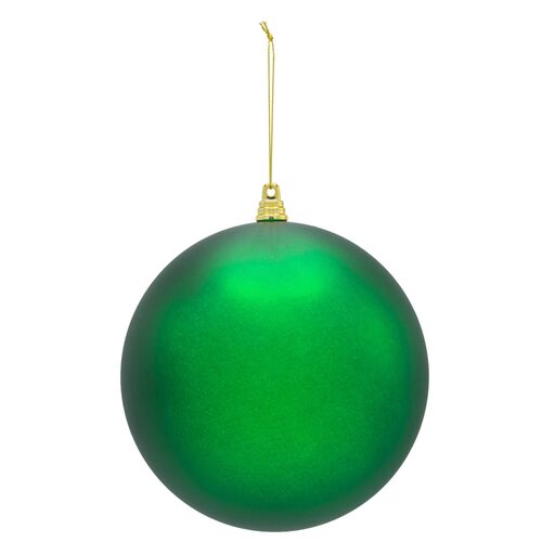 Shatterproof Green Commercial Ornament, Matte Finish
