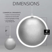 Shatterproof Green Commercial Ornament, Matte Finish