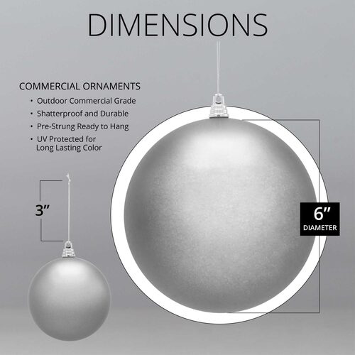 Shatterproof Green Commercial Ornament, Matte Finish