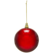 Shatterproof Red Commercial Ornament, Candy Finish