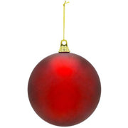 Shatterproof Red Commercial Ornament, Matte Finish