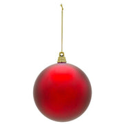 Shatterproof Red Commercial Ornament, Matte Finish