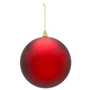 Shatterproof Red Commercial Ornament, Matte Finish