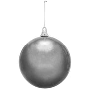 Shatterproof Silver Commercial Ornament, Candy Finish