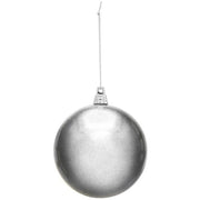 Shatterproof Silver Commercial Ornament, Candy Finish