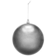 Shatterproof Silver Commercial Ornament, Candy Finish
