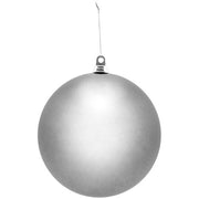 Shatterproof Silver Commercial Ornament, Matte Finish