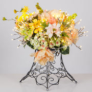 Silver Starburst Lighted Branches, Warm White LED Twinkle