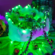15" Green Starburst Lighted Branches, Green LED Twinkle, Set of 3