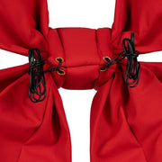 Red Structural 3D Canvas Bow