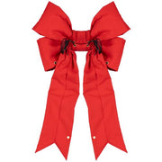 Red Structural 3D Canvas Bow