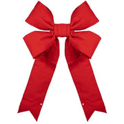 Red Structural 3D Canvas Bow