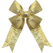 18" Gold Metallic 3D Lam Bow