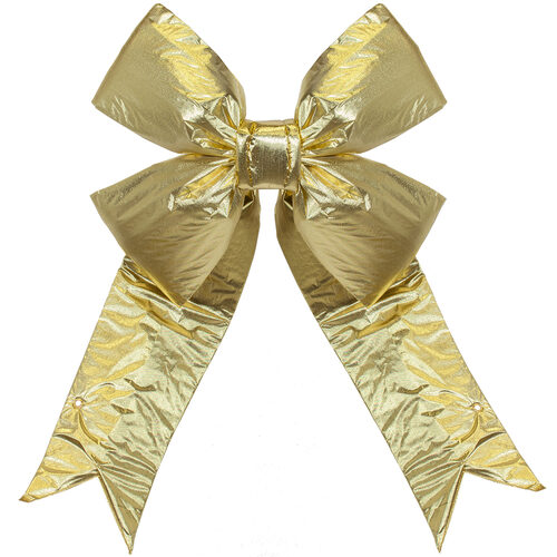 18" Gold Metallic 3D Lam Bow