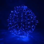 Blue LED, Commercial Mega Sphere Light Ball, Fold Flat