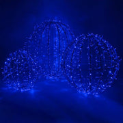 Blue LED, Commercial Mega Sphere Light Ball, Fold Flat