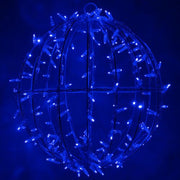 Blue LED, Commercial Mega Sphere Light Ball, Fold Flat