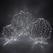 Cool White LED, Commercial Mega Sphere Light Ball, Fold Flat