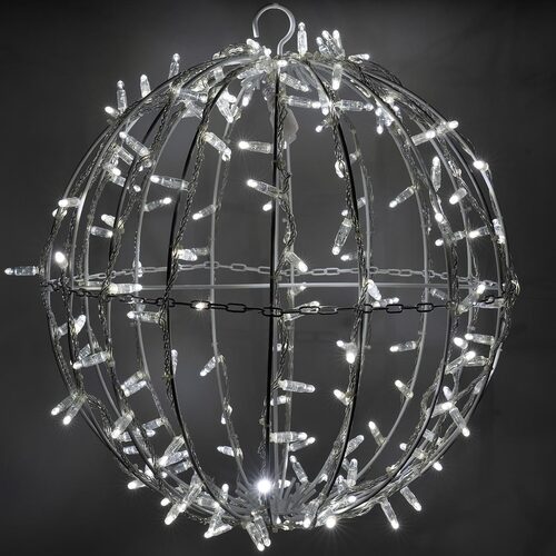Cool White LED, Commercial Mega Sphere Light Ball, Fold Flat
