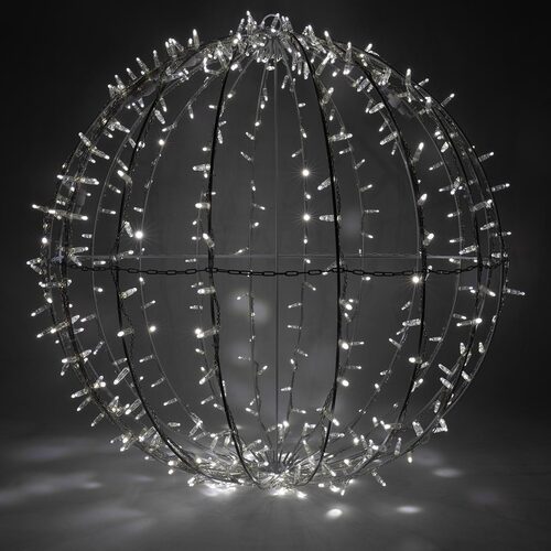 Cool White LED, Commercial Mega Sphere Light Ball, Fold Flat