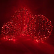 Red LED, Commercial Mega Sphere Light Ball, Fold Flat