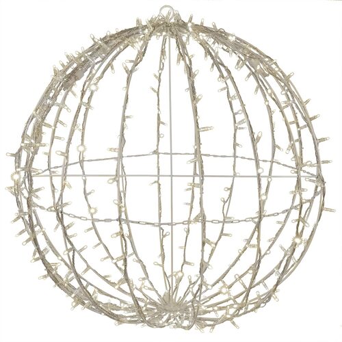 Warm White LED, Commercial Mega Sphere Light Ball, Fold Flat