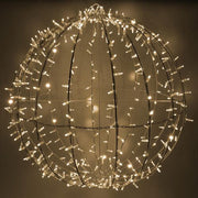 Warm White LED, Commercial Mega Sphere Light Ball, Fold Flat