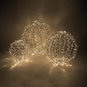 Warm White LED, Commercial Mega Sphere Light Ball, Fold Flat