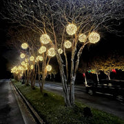 Warm White LED, Commercial Mega Sphere Light Ball, Fold Flat
