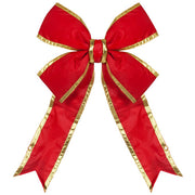 Red with Gold Trim Structural 3D Nylon Bow
