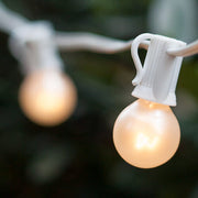Outdoor Patio String with G30 Pearl White Lights