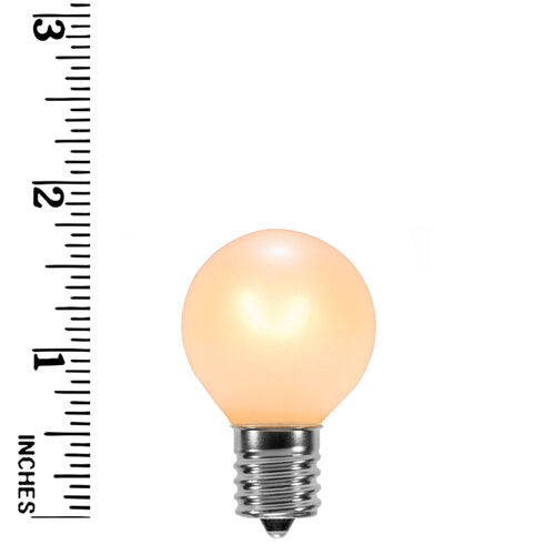 Outdoor Patio String with G30 Pearl White Lights