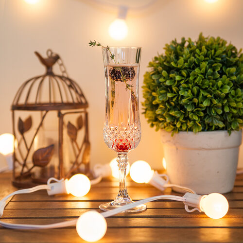 Outdoor Patio String with G30 Pearl White Lights