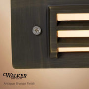 2W 240-Lumen Walker External Step Light, Antique Bronze