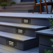 2W 240-Lumen Walker External Step Light, Black