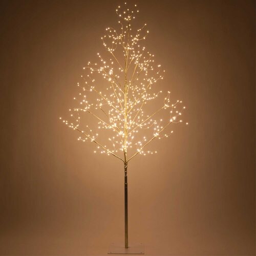 Gold Fairy Light Tree, Warm White LED