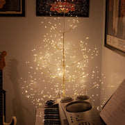 Gold Fairy Light Tree, Warm White LED