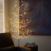 Gold Fairy Light Tree, Warm White LED