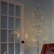 Gold Fairy Light Tree, Warm White LED