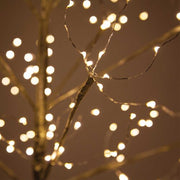 Gold Fairy Light Tree, Warm White LED