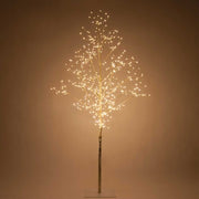 Gold Fairy Light Tree, Warm White LED